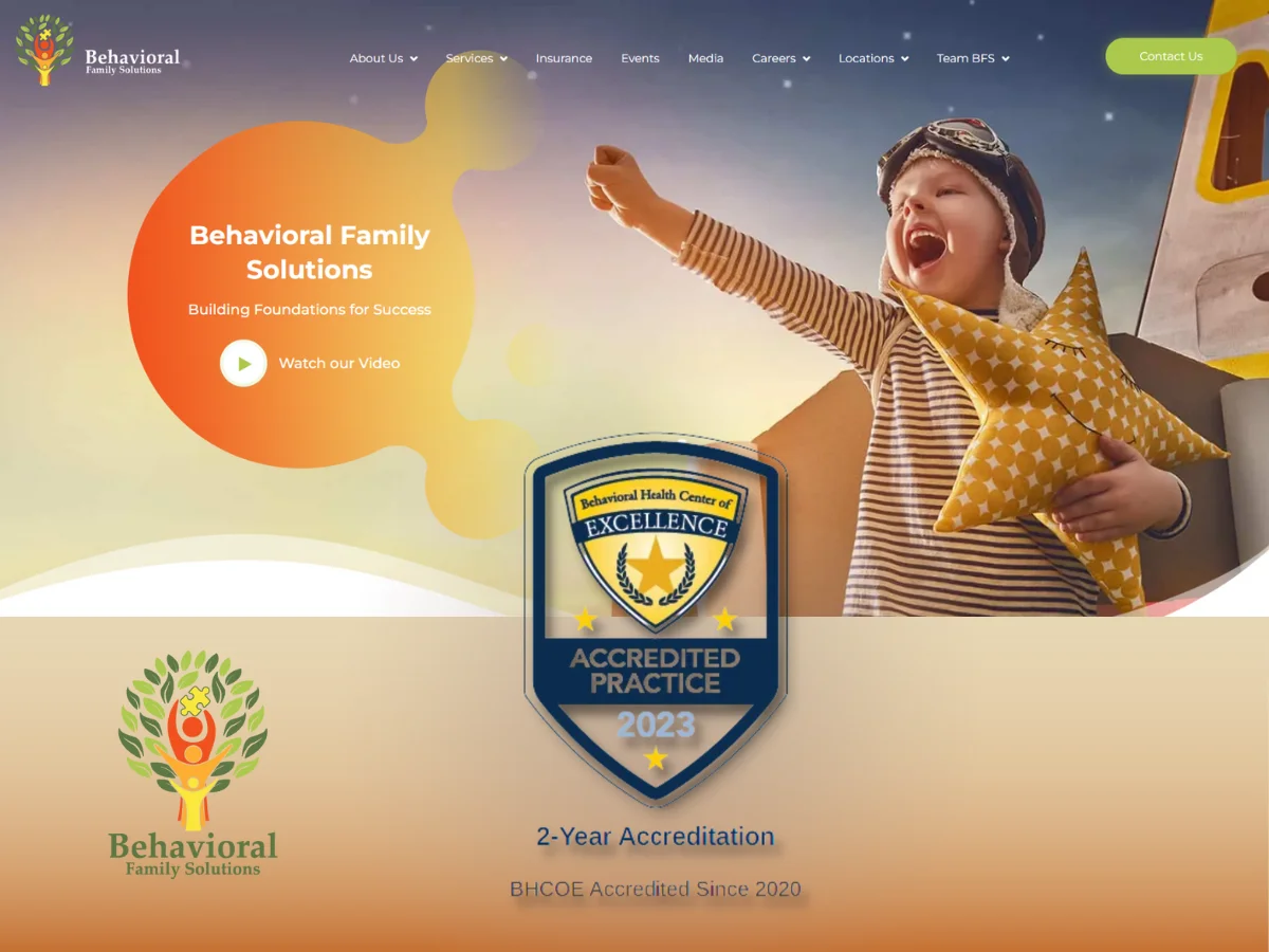 Behavioral Family Solutions Wins 2-Year BHCOE Accreditation